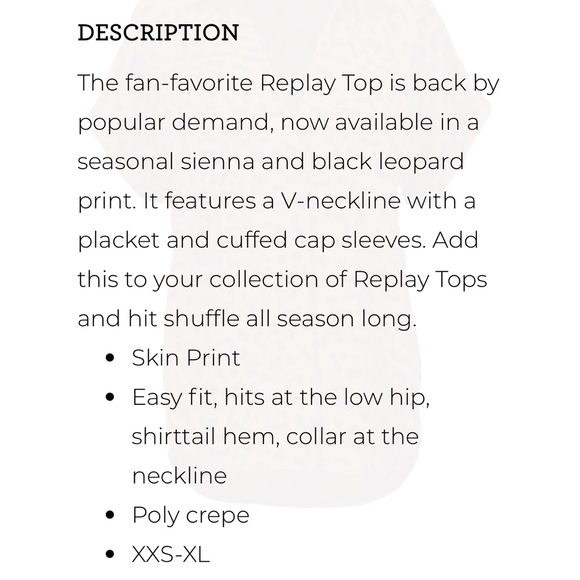 CAbi size Medium Replay Top - Picture 2 of 8